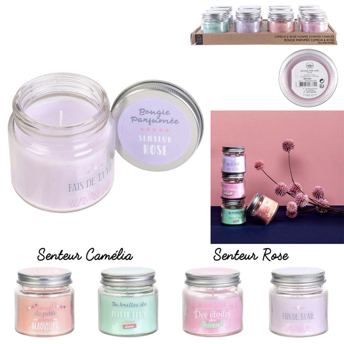 1 piece - MINI CONTAINER CANDLE  QUOTATION - for color option contact us on 03 46 45 47