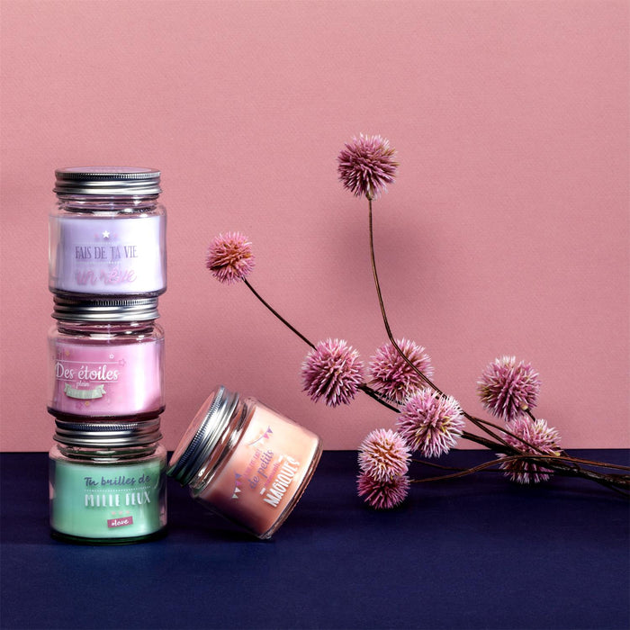 1 piece - MINI CONTAINER CANDLE  QUOTATION - for color option contact us on 03 46 45 47