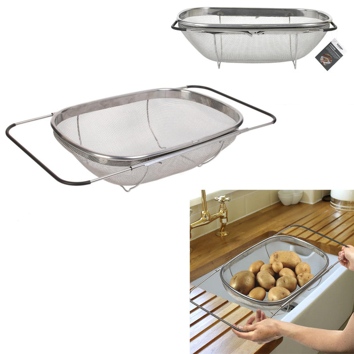 SIEVE WITH EXTENDING HANDLES