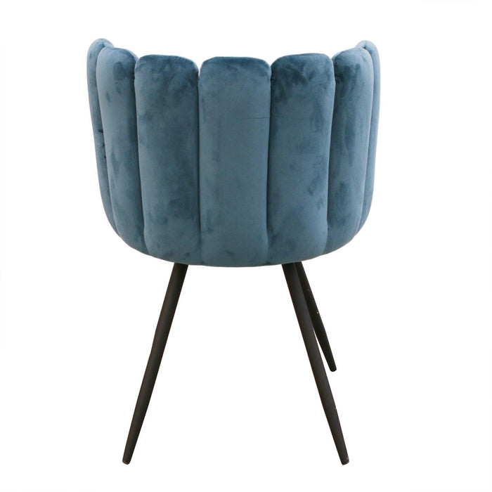 ARIEL CHAIR  BLUE VELVET
