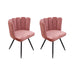 ARIEL CHAIR  PINK VELVET