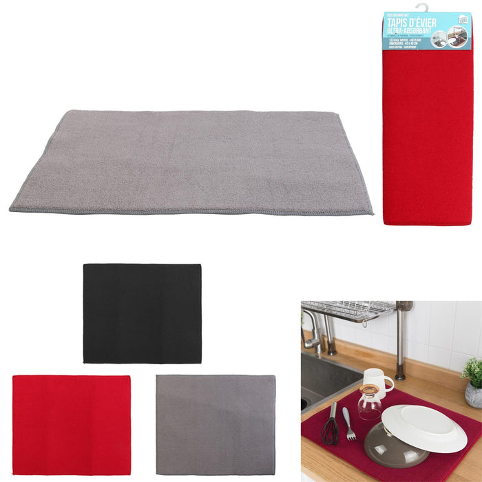 MICROFIBRE DISH DRAINING MAT