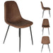 BROWN AMBER PU CHAIR