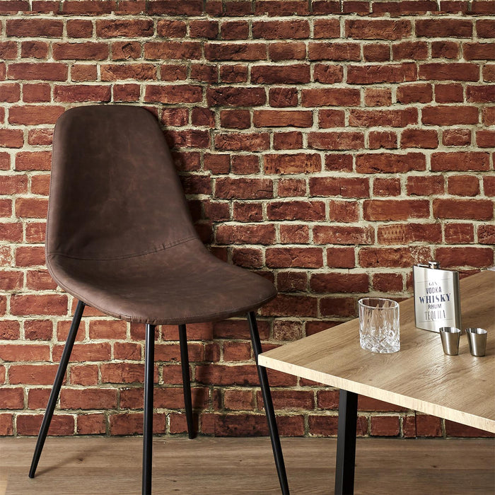 BROWN AMBER PU CHAIR