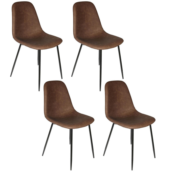 BROWN AMBER PU CHAIR