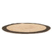 BLACK ROUND RUG  JUTE 120CM M4