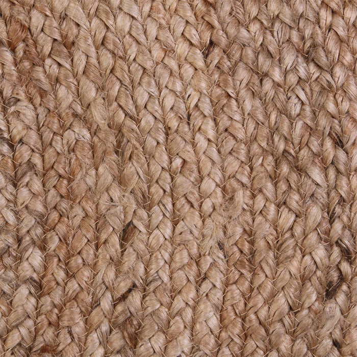 BLACK ROUND RUG  JUTE 120CM M4