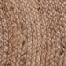 BLACK ROUND RUG  JUTE 120CM M4