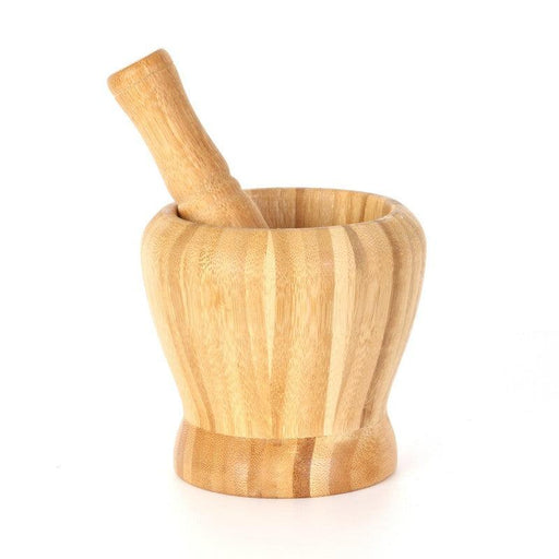 MORTAR AND PESTLE - BAMBOO