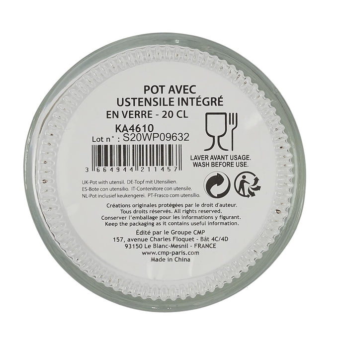 POT WITH INTEGRAL UTENSIL