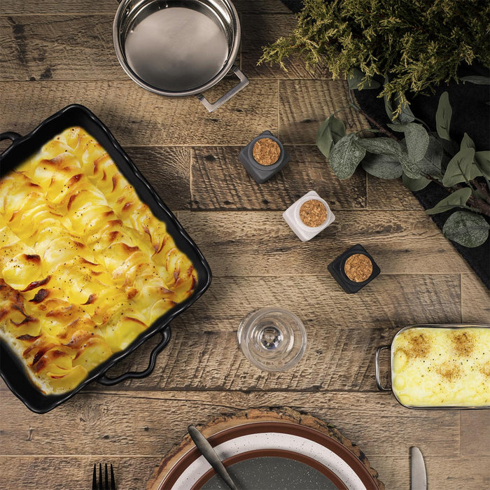 SQUARE SERVING DISH 25CM