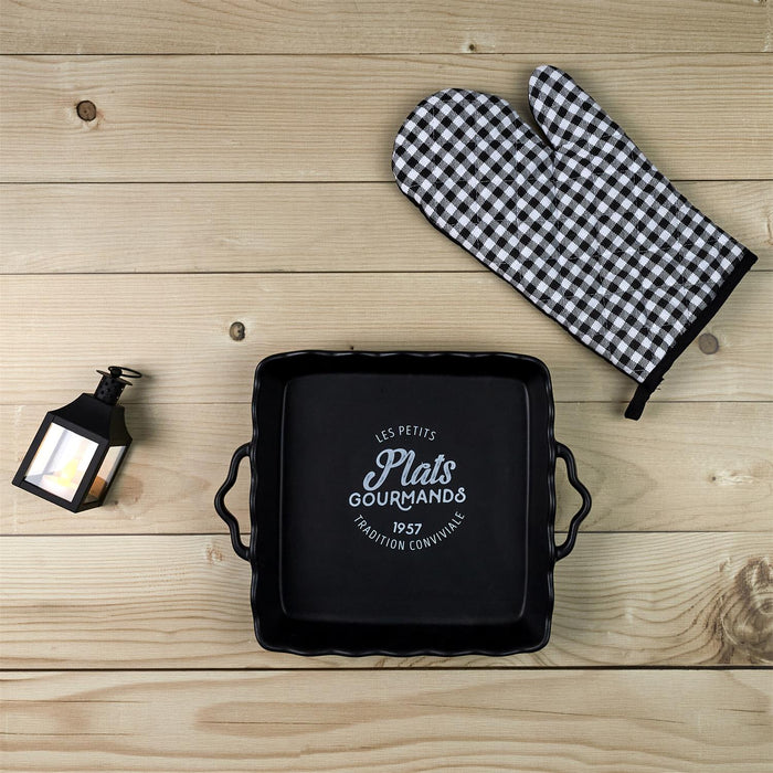 SQUARE SERVING DISH 25CM