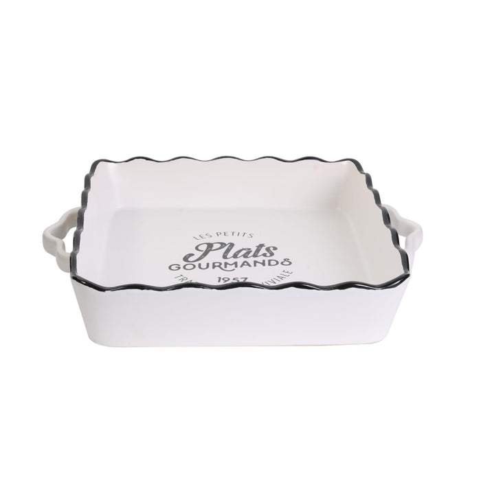 SQUARE SERVING DISH 25CM