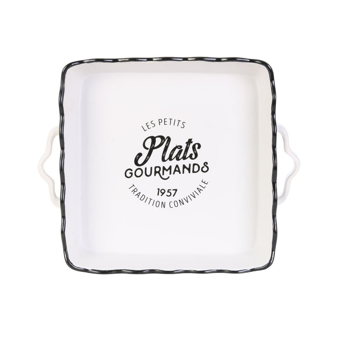 SQUARE SERVING DISH 25CM