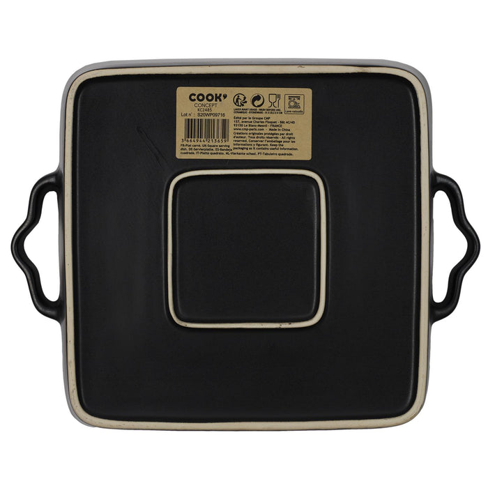 SQUARE SERVING DISH 25CM
