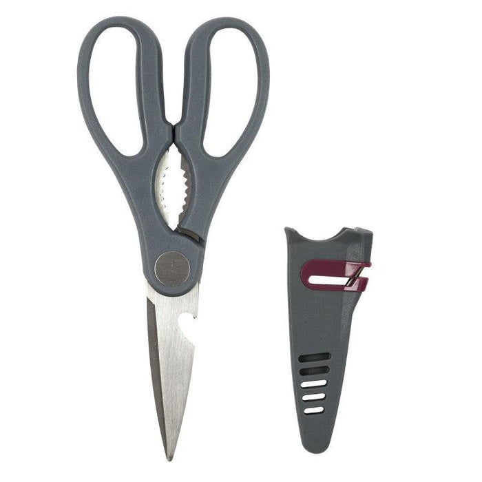 SCISSORS WITH INTEGRAL SHARPENER