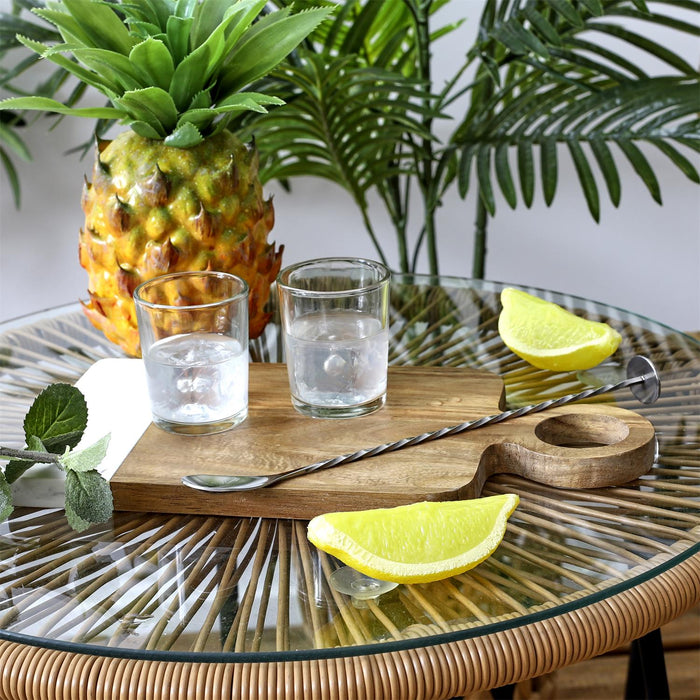 COCKTAIL SPOON  STAINLESS STEEL 25CM