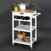 WHITE TROLLEY 40X61X84.5CM