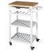 WHITE TROLLEY 40X61X84.5CM