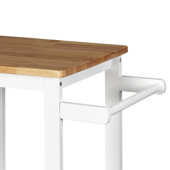 WHITE TROLLEY 37X45X84.5CM