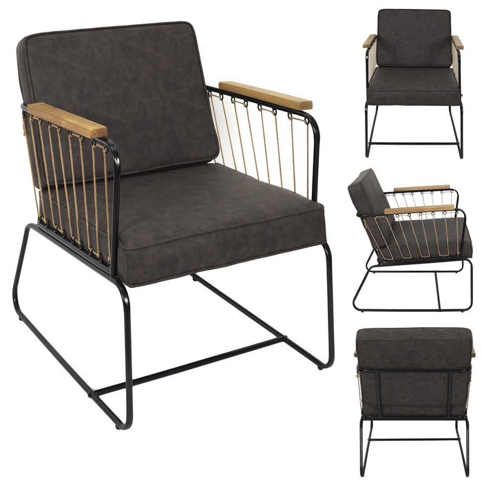 BENSON BROWN ARMCHAIR