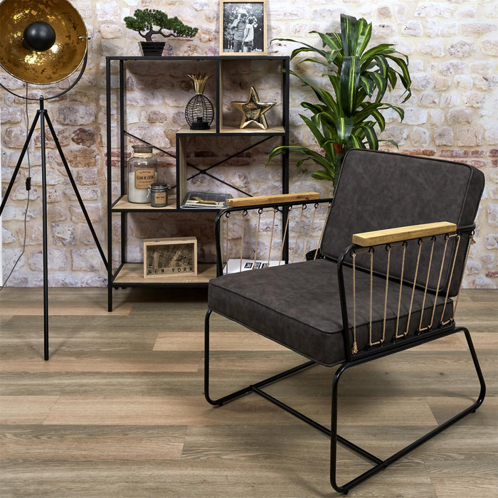 BENSON BROWN ARMCHAIR