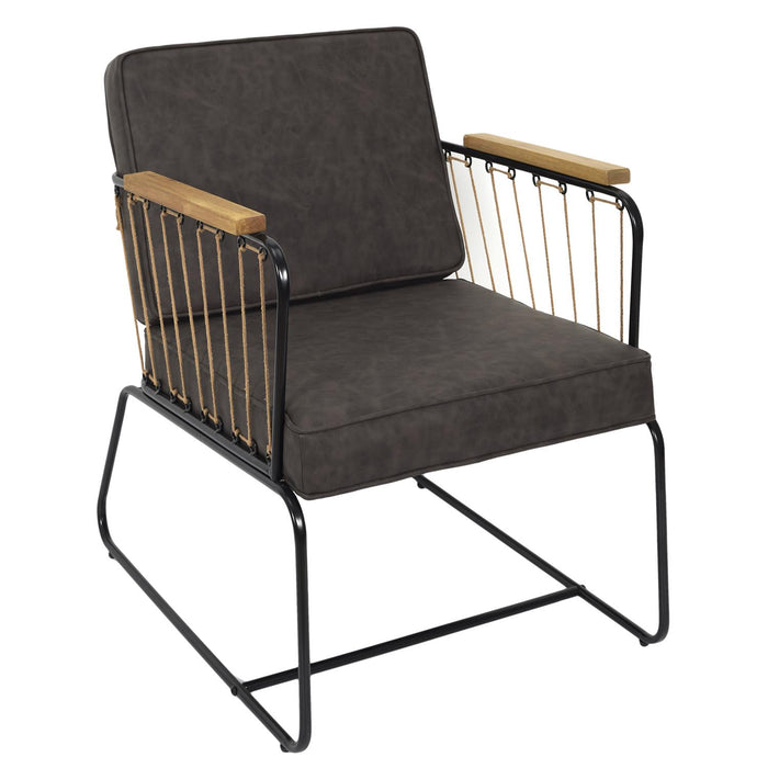 BENSON BROWN ARMCHAIR