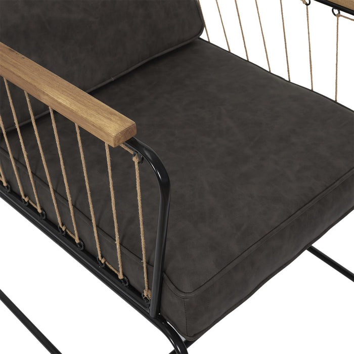 BENSON BROWN ARMCHAIR