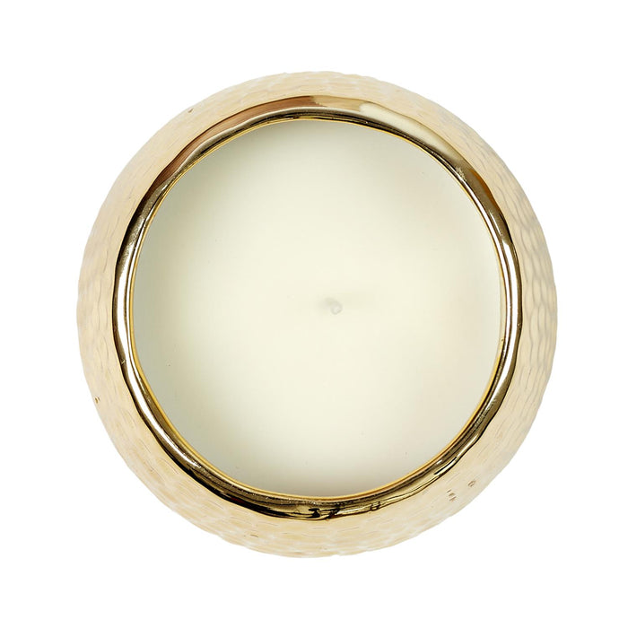 GOLD HAMMERED SCENTED CANDLE H9CM