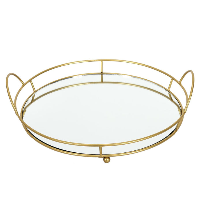 MIRROR SERVING TRAY 34 CM