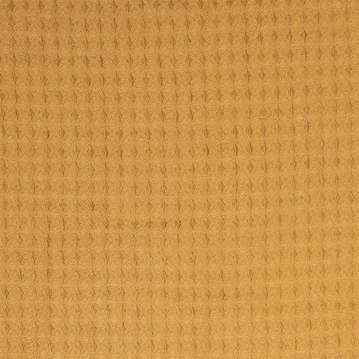 YELLOW WAFFLE SOFA THROW 130X160CM