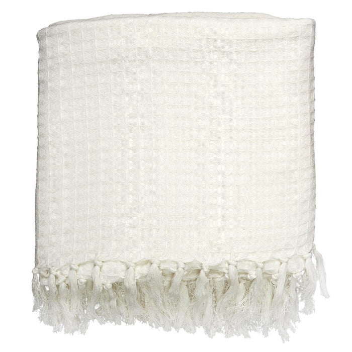 IVORY WAFFLE SOFA BED 150X200CM M6