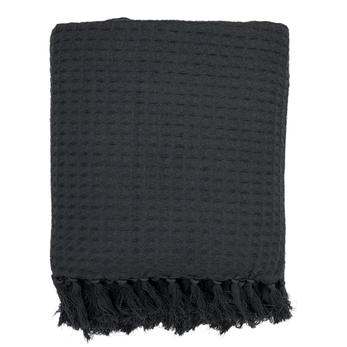 WAFFLE SOFA SET ANTHRACITE GREY 150X200CM M6