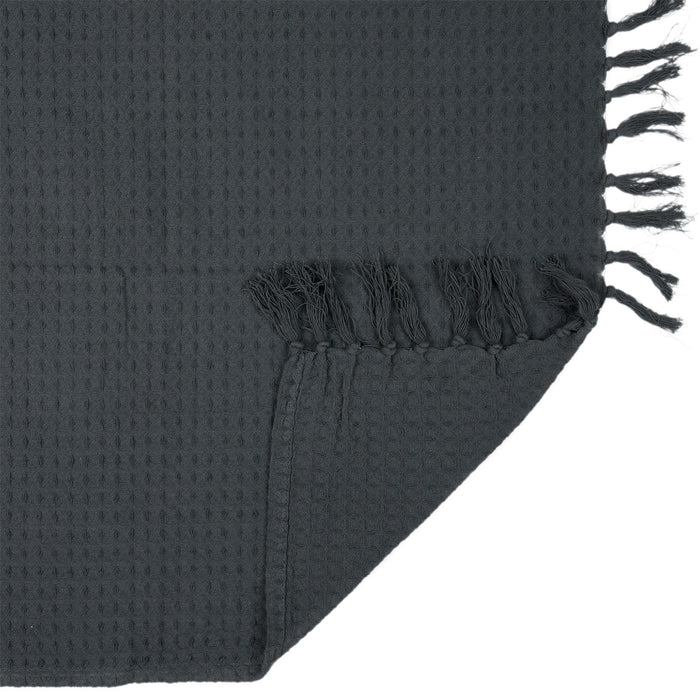 WAFFLE SOFA SET ANTHRACITE GREY 150X200CM M6