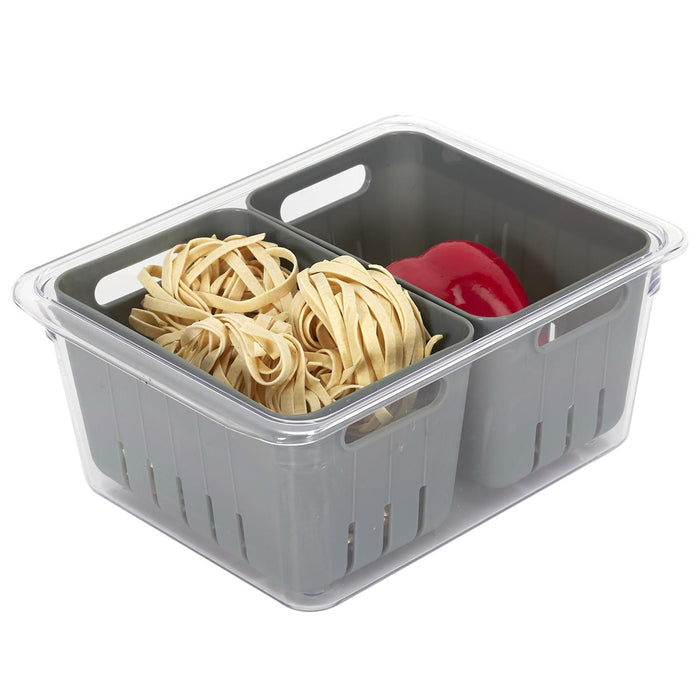 STORAGE BOX 2 COMPARTMENTS