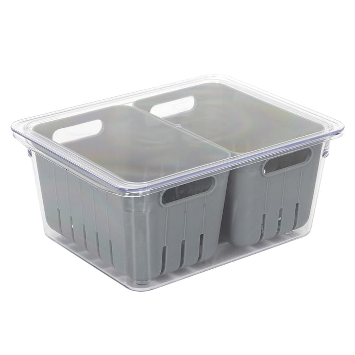 STORAGE BOX 2 COMPARTMENTS