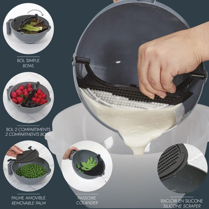 CHEF®S BOWL WITH SPATULA WITH INTEGRAL SCRAPER