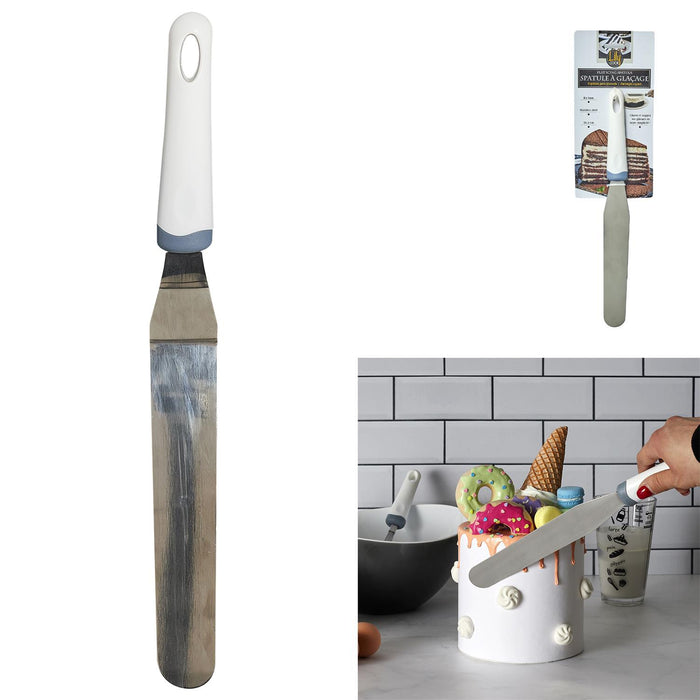 SPATULA WITH PLASTIC HANDLE 38.4CM