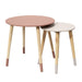 PINK X2 TWOTONE TRUNDLE TABLE
