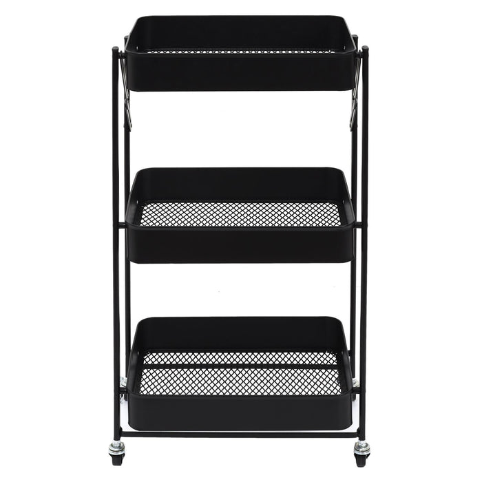 FOLDING TROLLEY  BLACK