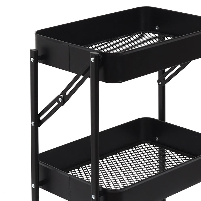 FOLDING TROLLEY  BLACK