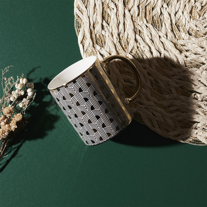 1 piece - DESIGN GOLD MUG 30CL - for color option contact us on 03 46 45 47