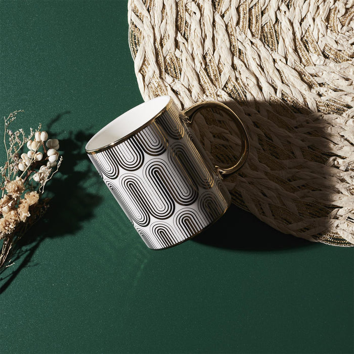 1 piece - DESIGN GOLD MUG 30CL - for color option contact us on 03 46 45 47