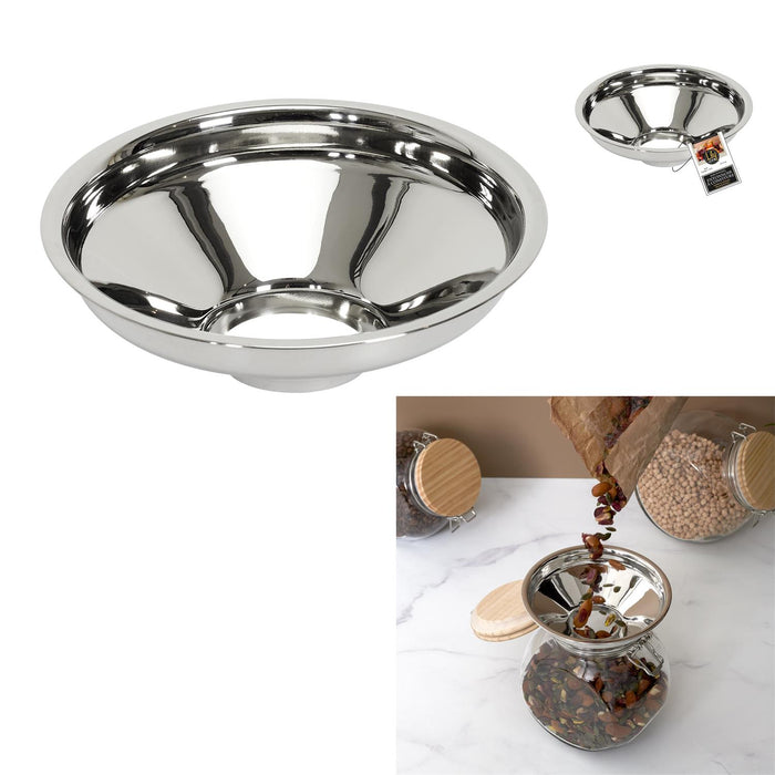 STAINLESS STEEL JAM FUNNEL D14CM