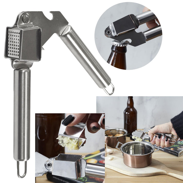 STAINLESS STEEL MANUAL GARLIC PRESS