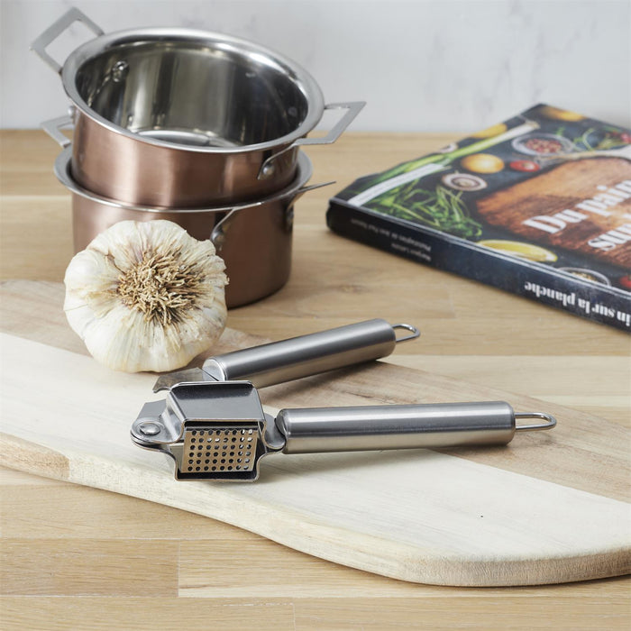 STAINLESS STEEL MANUAL GARLIC PRESS