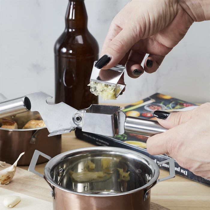 STAINLESS STEEL MANUAL GARLIC PRESS