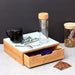 BROOKLYN WOOD AND GLASS CAPSULE HOLDER