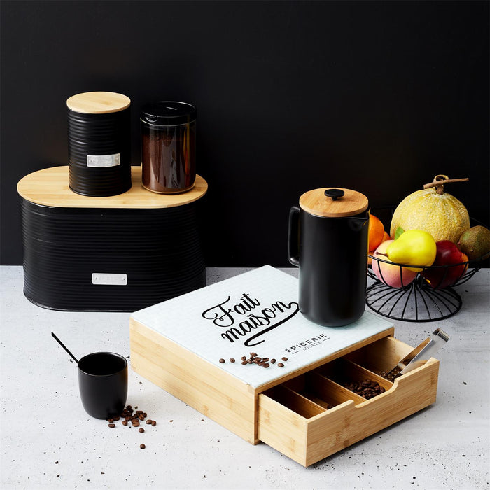 BROOKLYN WOOD AND GLASS CAPSULE HOLDER