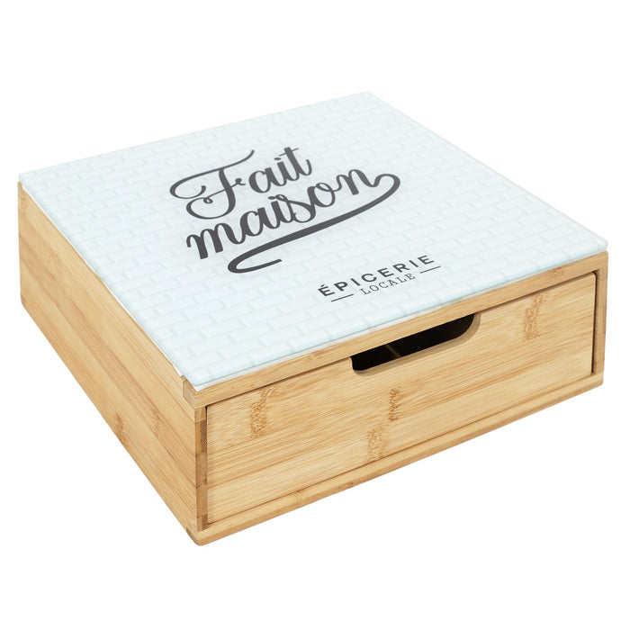 BROOKLYN WOOD AND GLASS CAPSULE HOLDER